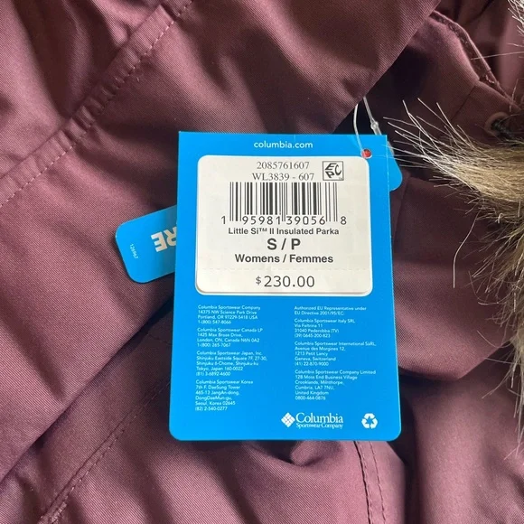 NWT $230 Columbia Women’s Little Si II Insulated Parka Small Omni-Heat Infinity - Picture 6 of 7